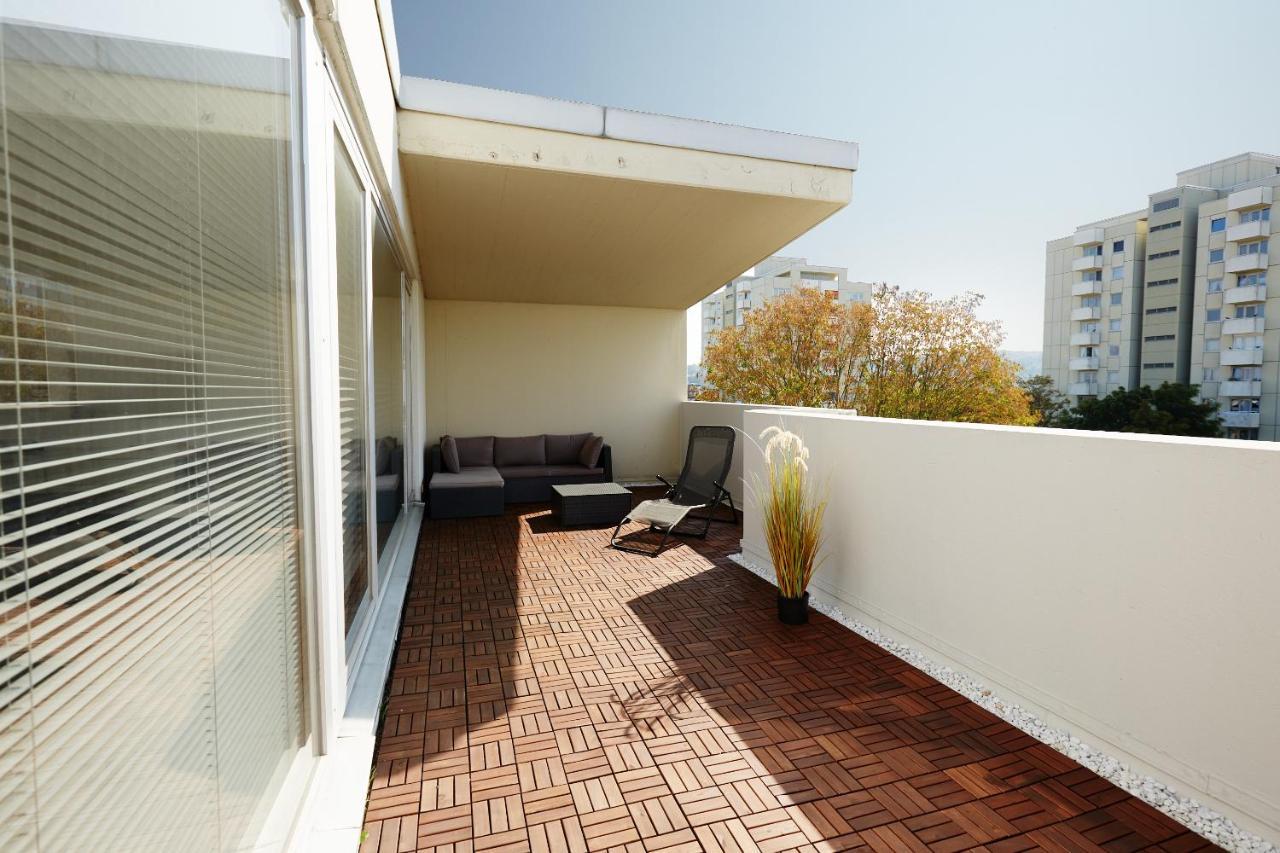 Stylisches Penthouse In Karlsruhe -Durlach Экстерьер фото